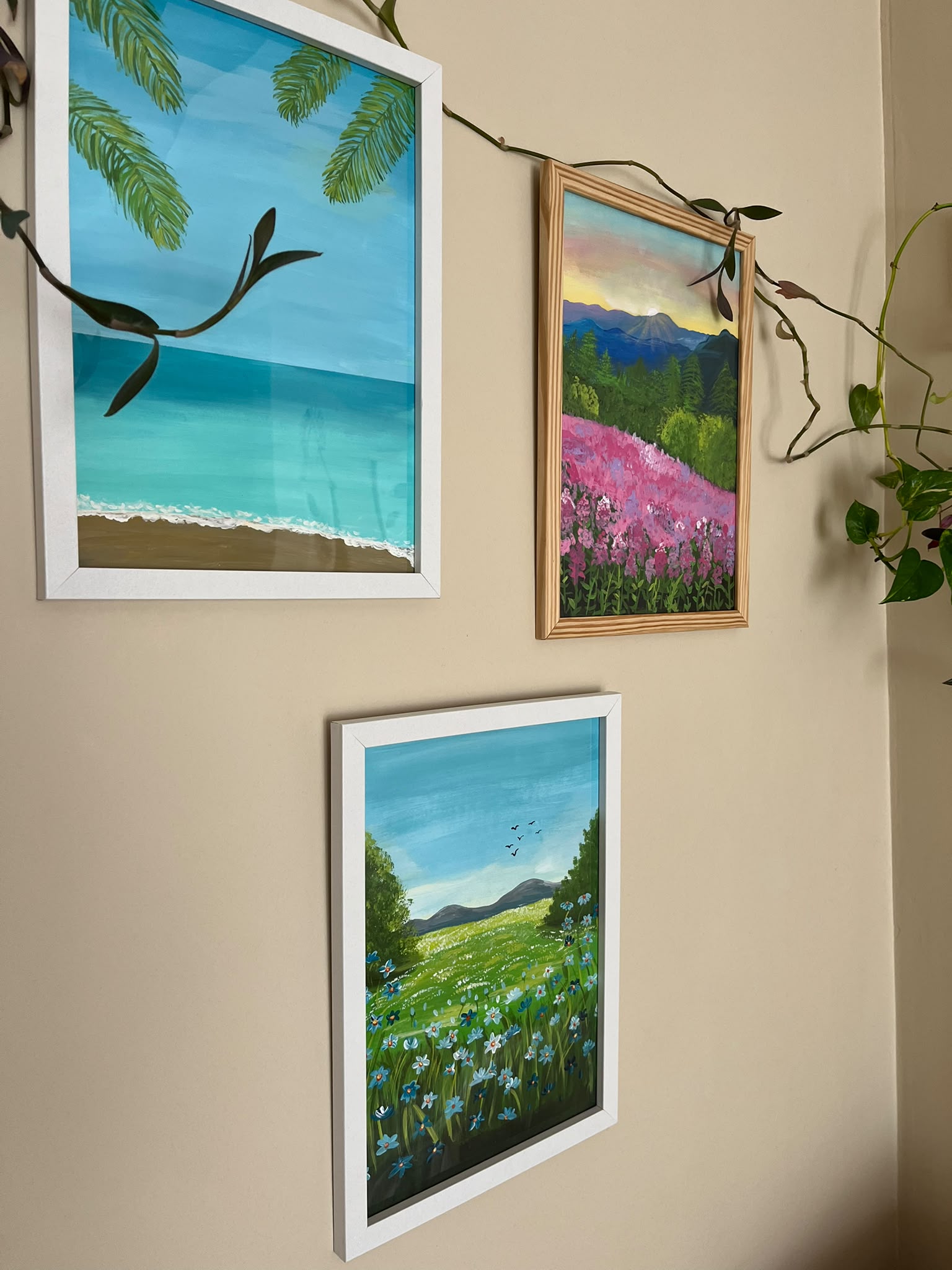 A Wall of Wanderings, In their new setting